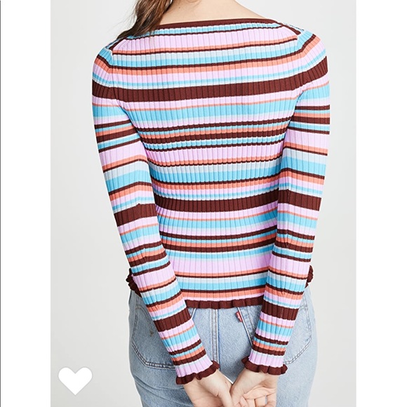 Cinq à Sept striped Estella top - Picture 5 of 8